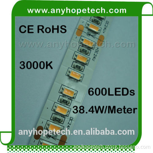 2400K CRI 80 high lumen 24V led strip 5730
